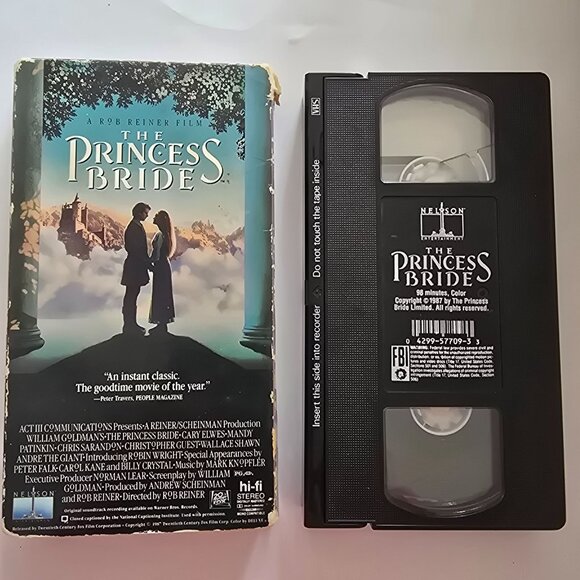 The Princess Bride VHS Tape Rob Reiner Film 1987 Hi-Fi Stereo Vintage Movie Clas - Picture 13 of 14